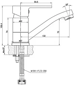 Смеситель для кухни Lemark plus Grace хром LM1507C Смеситель для кухни Lemark plus Grace хром LM1507C, 2