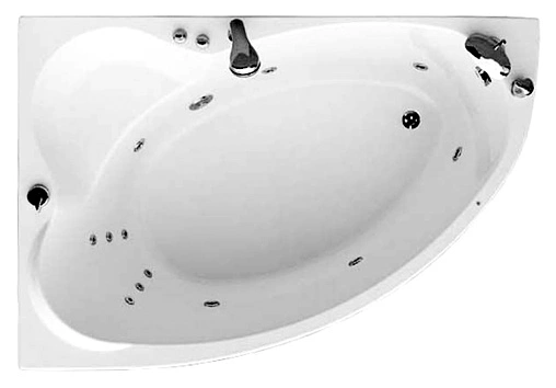 Ванна акриловая Aquanet Mayorca 150x100 L 00204008