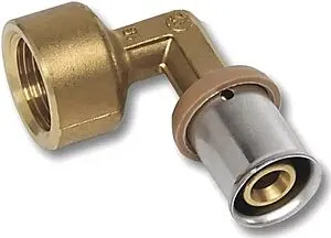 Уголок пресс переходной 16мм x ½&quot;в Sanha 3fit-Press 125090G1612, 2