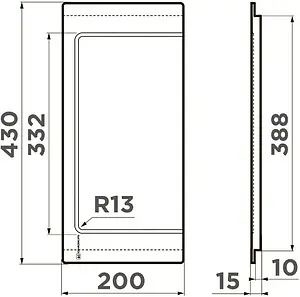Разделочная доска Omoikiri CB-05-WOOD-M венге 4999053 Разделочная доска Omoikiri CB-05-WOOD-M венге 4999053, 2