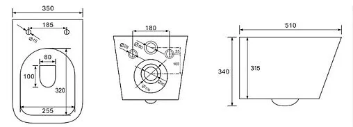 Унитаз подвесной безободковый Aquatek Либра Tornado белый AQ1505T-00