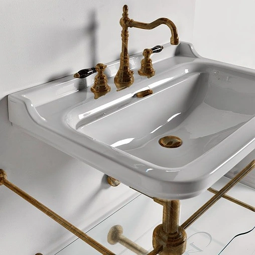 Раковина Kerasan Waldorf 80 белый 4141K1bi/cr*1