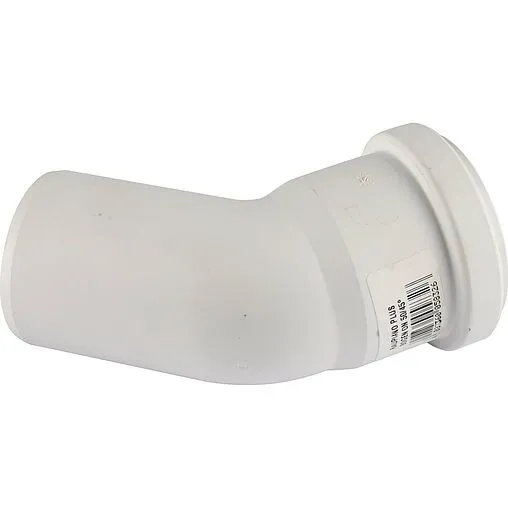 Отвод внутренний бесшумный D=75мм Угол 45° Rehau Raupiano Plus 11211641002