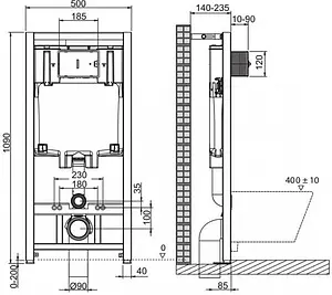 Комплект 5 в 1 BelBagno Acqua BB340CHR/BB2020SC/BB002-80/BB005-PR-CHROME с кнопкой хром глянцевый Комплект 5 в 1 BelBagno Acqua BB340CHR/BB2020SC/BB002-80/BB005-PR-CHROME с кнопкой хром глянцевый, 2