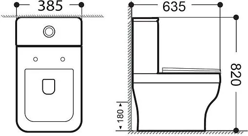 Бачок для унитаза Aquanet Elegant C2 белый Elegant C2