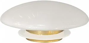 Декоративная накладка для выпуска Abber BEQUEM белый AC0014 Декоративная накладка для выпуска Abber BEQUEM белый AC0014, 1