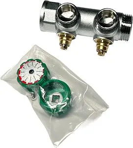 Коллектор регулирующий проходной 2 отвода 1"в/н x ¾"ек Uni-fitt 414C4320 Коллектор регулирующий проходной 2 отвода 1"в/н x ¾"ек Uni-fitt 414C4320, 4