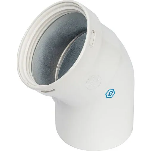 Колено для дымохода Ø 80мм ∠ 45° (Al) Stout SCA-0080-000045