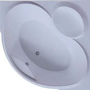 Ванна акриловая Aquatek Эпсилон 150х150 с фронтальной панелью, с каркасом (вклеенный) EPS150-0000066, 1