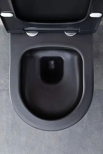 Унитаз подвесной безободковый Allen Brau Priority черный матовый 4.31001.31