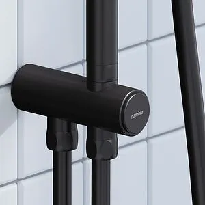 Душевая система без смесителя Damixa Merkur чёрный матовый 940000300, 5