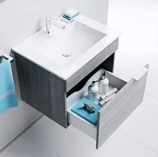 Тумба под умывальник подвесная Aqwella Brig 60 белый Br.01.06/1/W