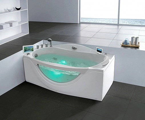 Ванна акриловая с гидромассажем Gemy 171x92 L G9072 O L