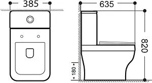 Унитаз-компакт безободковый Aquanet Elegant Rimless белый Elegant C1+Elegant C2 Унитаз-компакт безободковый Aquanet Elegant Rimless белый Elegant C1+Elegant C2, 2