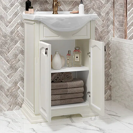 Тумба под умывальник напольный Opadiris Риспекто 55 слоновая кость 00-00005759