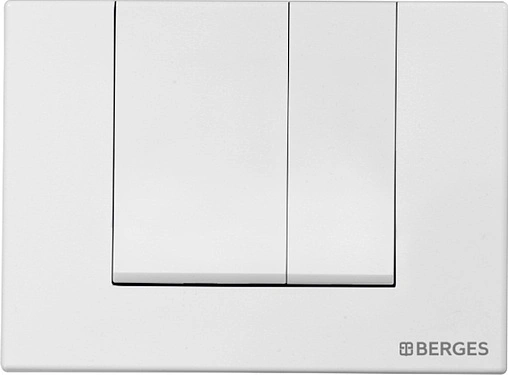 Клавиша смыва для унитаза BERGES Novum S4 Soft Touch 040044 белый матовый