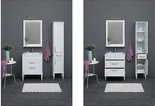 Тумба под умывальник Aquanet Денвер 65 белый 00199210