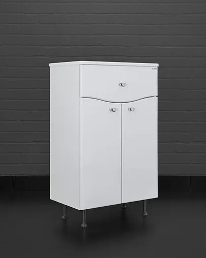 Комод напольный Айсберг Волна 50 белый DA1001K