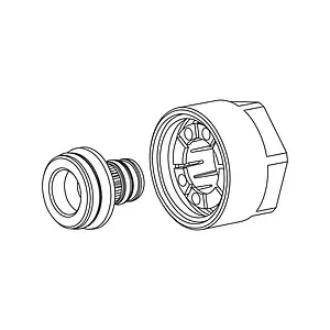 Концовка для труб из сшитого полиэтилена ¾&quot;ек x 17x2.0мм Rehau Rautherm S 12506071002, 3