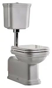 Унитаз-компакт с высоким бачком Kerasan Waldorf белый Унитаз-компакт с высоким бачком Kerasan Waldorf белый, 1