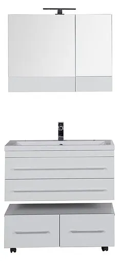 Шкаф-зеркало Aquanet Верона 90 L белый 00172339 Шкаф-зеркало Aquanet Верона 90 L белый 00172339