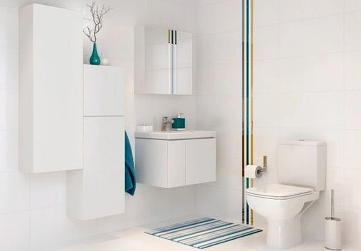 Тумба под умывальник подвесная Cersanit Colour 50 белый 64257