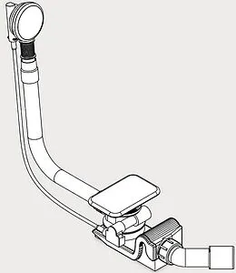 Слив-перелив для ванны Kaldewei Asymmetric Duo KA 4060 белый 687772040001 Слив-перелив для ванны Kaldewei Asymmetric Duo KA 4060 белый 687772040001, 2
