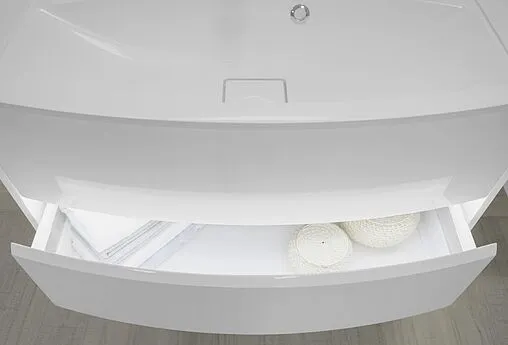 Тумба под умывальник подвесная Aquaton Астера 95 белый 1A195301AS010