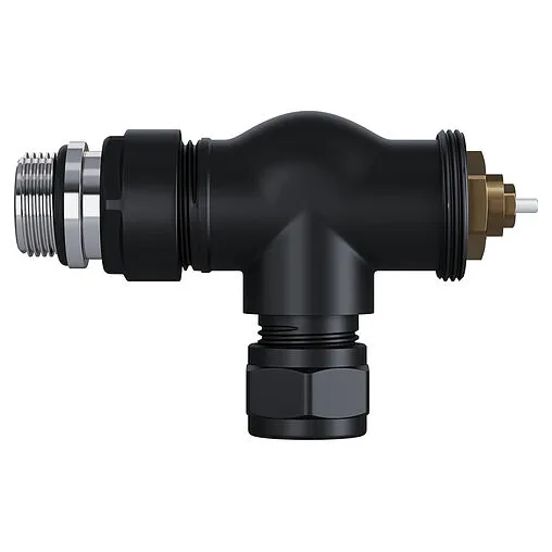 Комплект вентилей терморегулирующих осевых 15x1.0 x ½"н Royal Thermo Design Pro черный RATVXO11215BL Комплект вентилей терморегулирующих осевых 15x1.0 x ½"н Royal Thermo Design Pro черный RATVXO11215BL