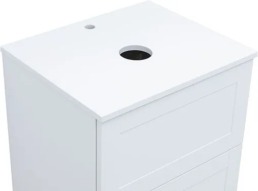 Тумба-умывальник подвесная Aquanet Терра 60 белый матовый 00313232+