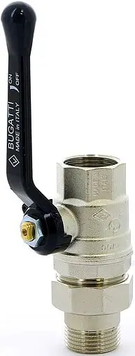 Кран шаровый с американкой 1"в x 1"н Bugatti Oregon 03200034