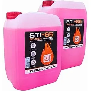 Теплоноситель (Антифриз) этиленгликоль STI -65 10кг Теплоноситель (Антифриз) этиленгликоль STI -65 10кг, 2
