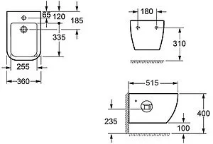 Биде подвесное Allen Brau Infinity белый 4.21006.20, 2