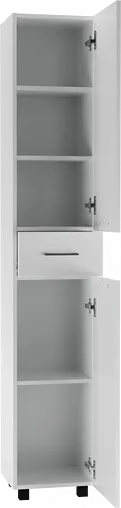 Шкаф-пенал напольный Айсберг Контраст 35 R белый DA2707P