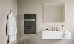 Полотенцесушитель водяной лесенка Lazzarini Palermo 840х500 антрацит матовый 386975, 3