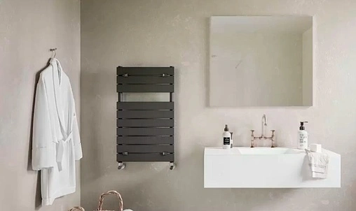 Полотенцесушитель водяной лесенка Lazzarini Palermo 840х500 антрацит матовый 386975