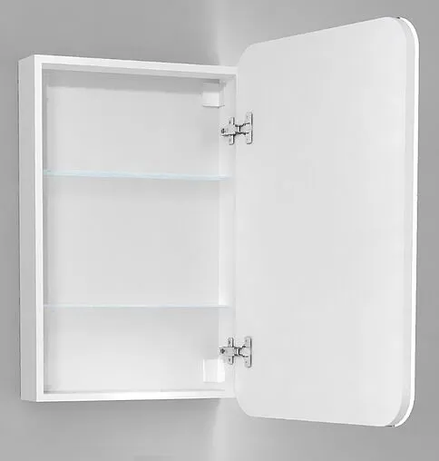 Шкаф-зеркало Jorno Modul 60 R белый Mol.03.60/P/W/JR