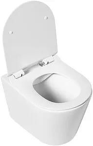 Унитаз подвесной безободковый BelBagno Flay-R белый BB053CHR, 3