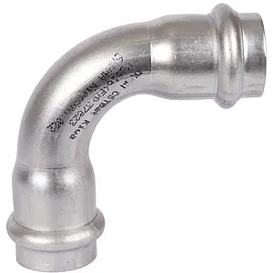 Уголок пресс двухраструбный 22мм угол 90° Sanha NiroSan 9002A 69002A22 Уголок пресс двухраструбный 22мм угол 90° Sanha NiroSan 9002A 69002A22, 2