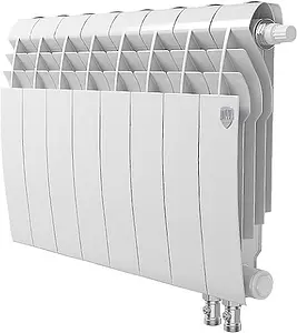Радиатор биметаллический 8 секций нижнее правое подключение Royal Thermo BiLiner VD 350 Bianco Traffico RTBBTVDR35008 Радиатор биметаллический 8 секций нижнее правое подключение Royal Thermo BiLiner VD 350 Bianco Traffico RTBBTVDR35008, 1