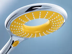 Лейка ручного душа Grohe Rainshower Icon хром/желтый 27446000 Лейка ручного душа Grohe Rainshower Icon хром/желтый 27446000, 3