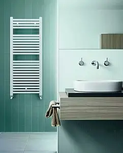 Полотенцесушитель водяной лесенка Lazzarini Roma 1230х600 белый 386358, 4