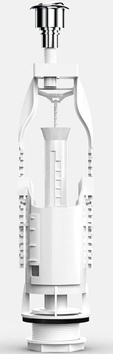 Комплект арматуры для бачка двухрежимный ½" пластик нижний BERGES Eko 21 030621