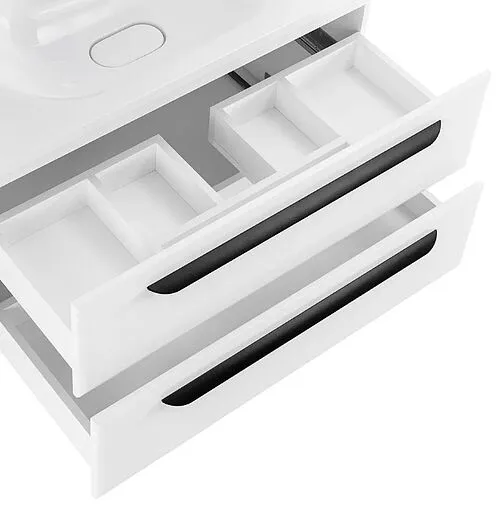 Тумба под умывальник подвесная Cezares Eco 90 Bianco Opaco ECO-900-2C-SO-BO