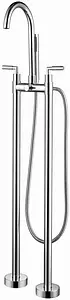 Смеситель для ванны напольный Swedbe Spira хром 4006 Смеситель для ванны напольный Swedbe Spira хром 4006, 1