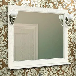 Зеркало Aquaton Жерона 105 белое золото 1A158802GEM40, 4