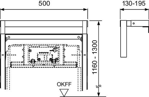 Комплект креплений для инсталляции TECEprofil 9380002