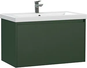 Тумба-умывальник подвесная Cersanit Grande 80 зеленый 64303+S-UM-COM80/1-w, 1