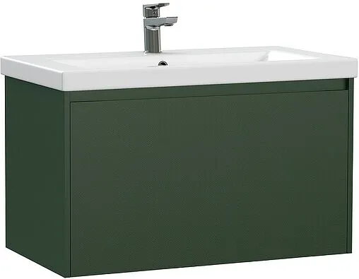 Тумба-умывальник подвесная Cersanit Grande 80 зеленый 64303+S-UM-COM80/1-w