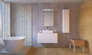 Тумба-умывальник подвесная Raval Pure 100 белый Pur.01.100/P/W+У18293 Тумба-умывальник подвесная Raval Pure 100 белый Pur.01.100/P/W+У18293, 5